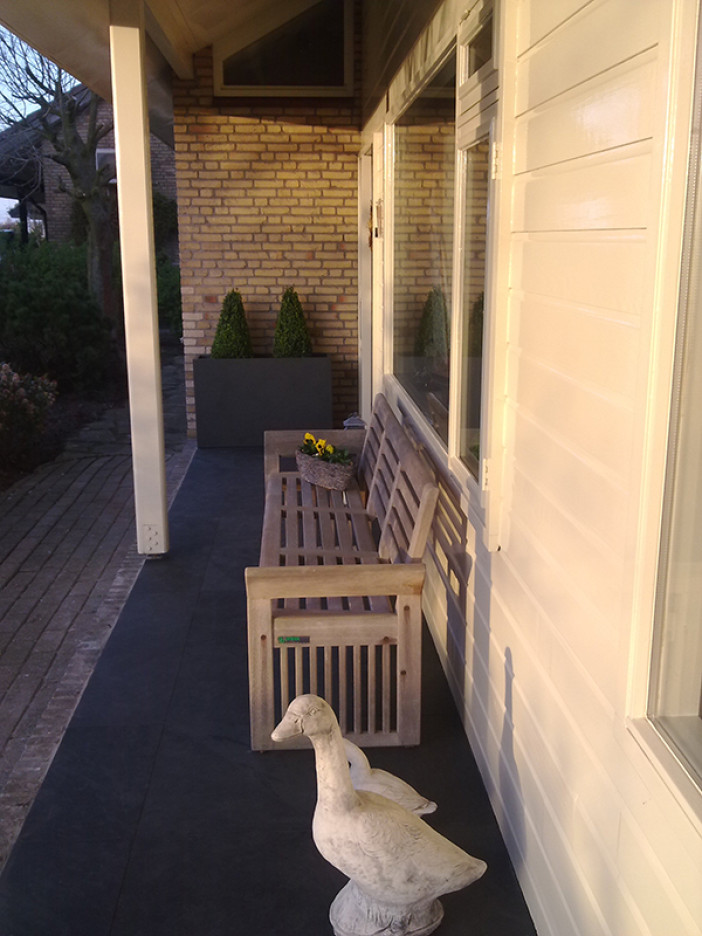 entreevloer van mustang inclusief plantenbak