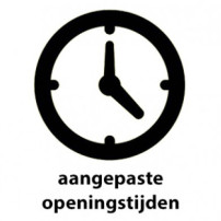 Aangepaste openingstijden en Zomersluiting Aangepaste openingstijden en Zomersluiting
